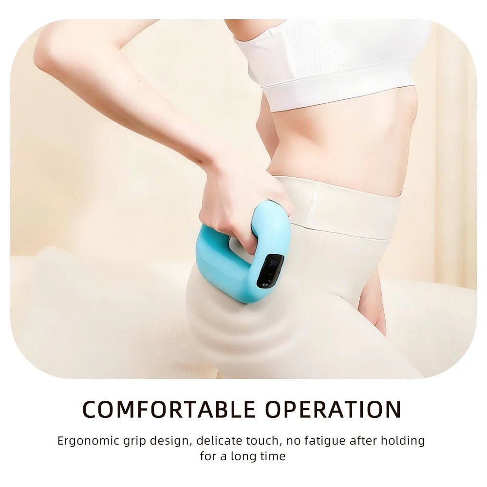 Multifunctional Full-Body Fascia Ring Portable Fascia Gun Massage Ring Vibrating Neck Shoulder Relaxation Body Shaping Massage