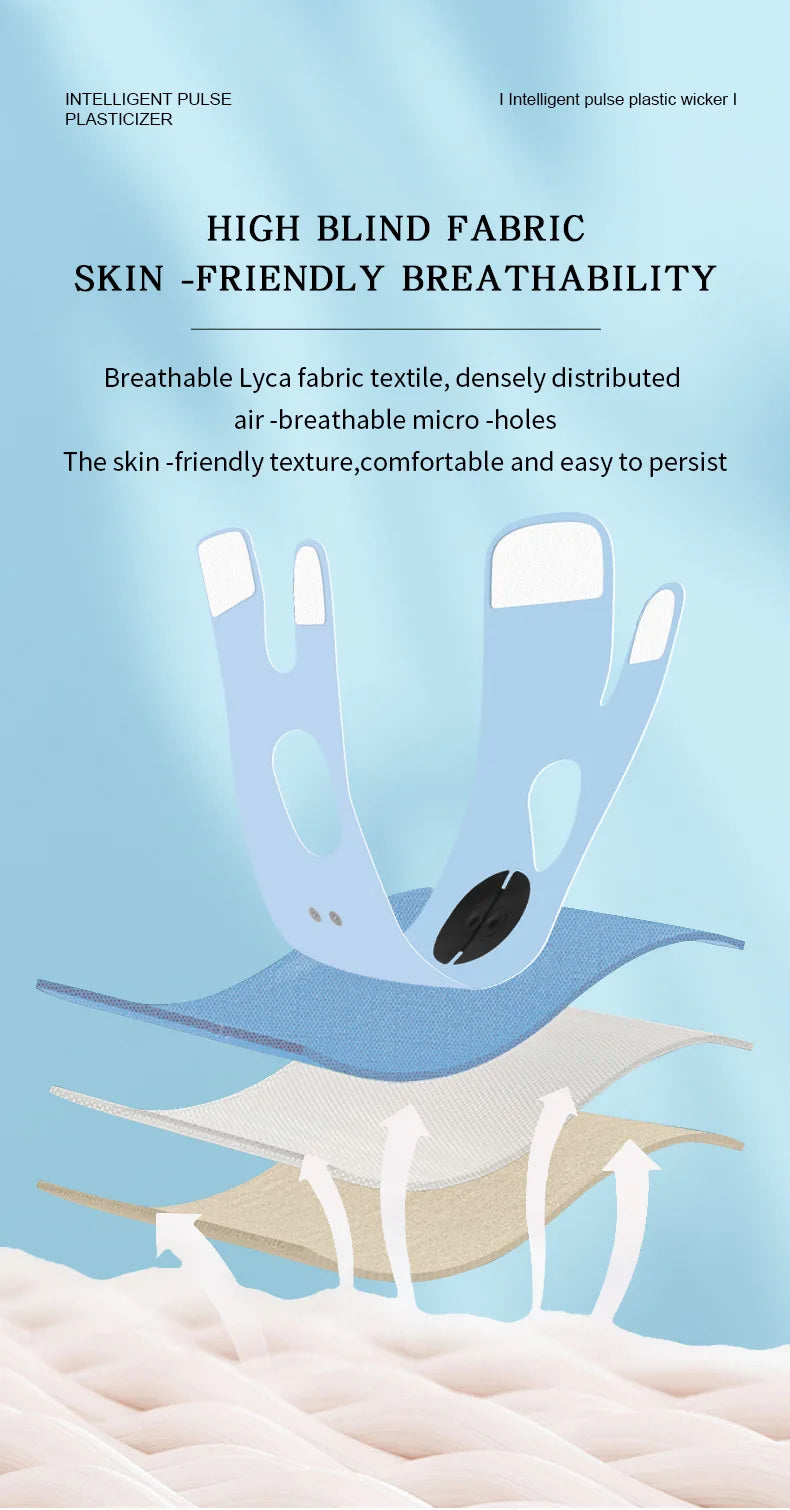 Intelligent Electric Double Chin V-Shaped Face Machine Anti-Wrinkle Facial Massage Adjustable Intensities  Women's V-Face Device