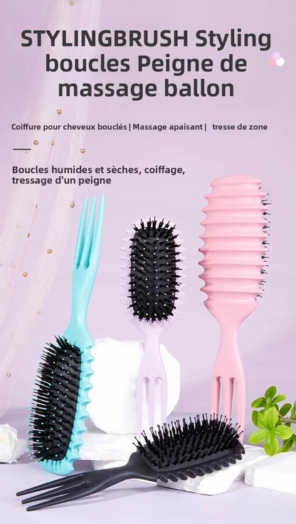 Curly Hair Comb Styling Comb Airbag Air Cushion Comb Curly Hair Wave Comb Hair Brush Fluffy Massage Comb