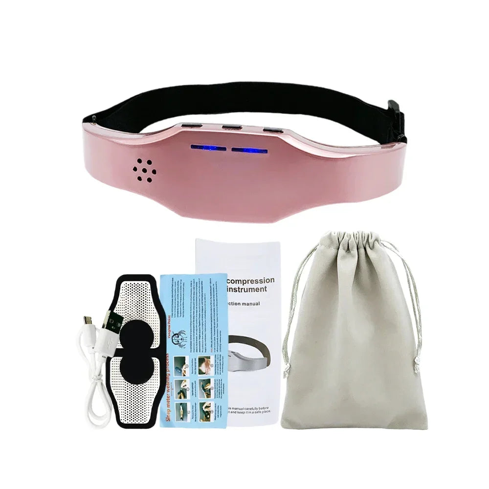 Electric Head Massager Relax Headache Eliminator Aid Therapy Sleeping Device Sleep Monitor Migraine Relief Hypnotic Apparatus