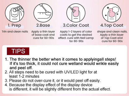 CANNI Nail Gel Polish Set HEMA TPO FREE Jelly Nude Color Rubber Base UV Construction Gel Semi Permanent Soak off UV LED Gel Nail