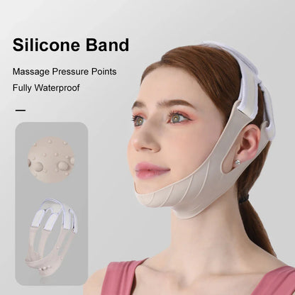Face Mask Silicone V Lifting V Line Shape Face Lift Up Facial Slimming Bandage Mask Cheek Chin Neck Slimming Thin Belt Skin Care