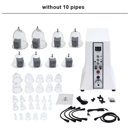 AOKO Vacuum Therapy Machine 35 Cups Butt Lifting Buttocks And Breast Enlargement Pumps Therapy Cupping Massager Salon Machine
