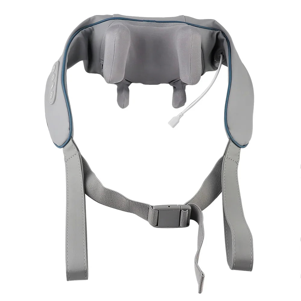 Foreverlily 26W Brushless Motor Neck And Shoulder Massager Wireless Shoulder And Back Kneading Massage Shawl Neck masajeador