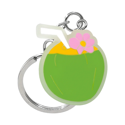 1PCS LED Keychains New Arrival Cute Unicorn Joystick Pig Flower Cat Cow Luminous Keyring Accessories for Car Women Men Key Gifts