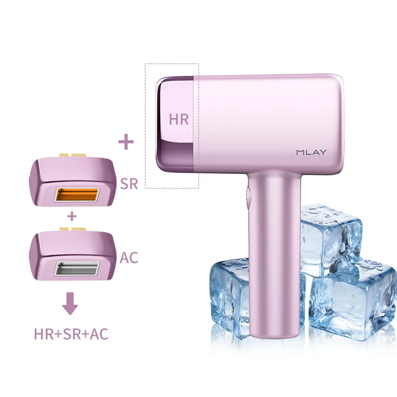 MLAY T14 Ice Cooling Hair Removal Device Bikini Facial Hair Laser Epilator with Replaceable Lens Women's Epilators Painless