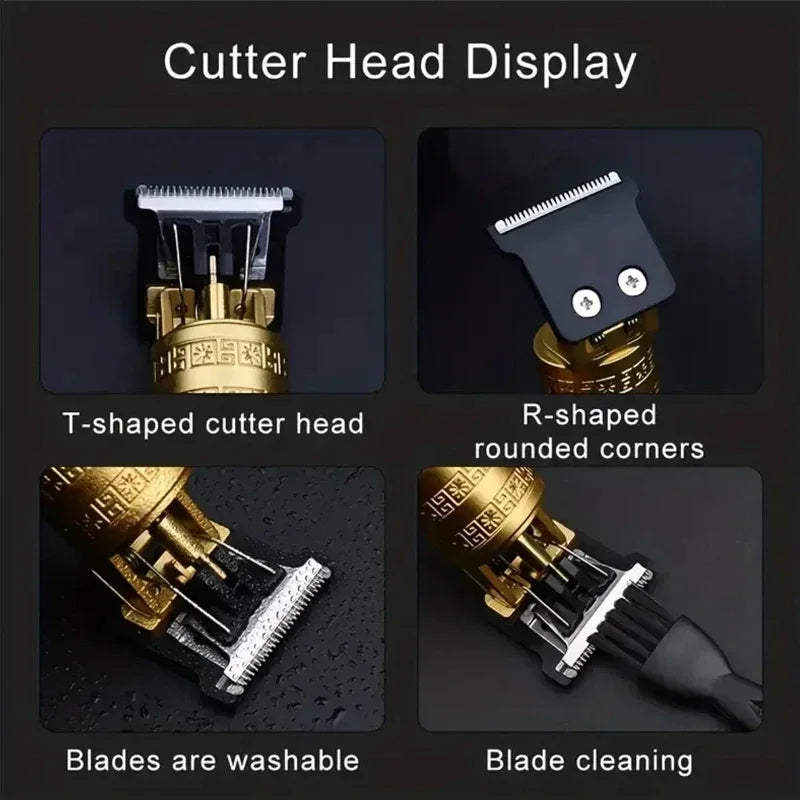 Men Hair Trimmer Cordless Electric Hair Cutting Machine Portable Shaver Barber USB Fast Charging Hair Clipper For Hairdresse