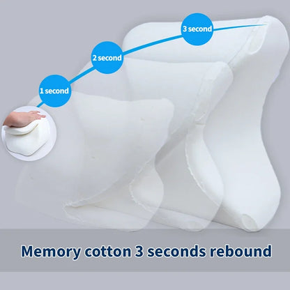 Half Moon Bolster Semi-Roll Pillow Ankle Knee Support Leg Elevation Back Lumbar Neck Pain Relief Density Foam Massage Bed Table