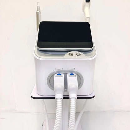 2 in 1 808NM Ice Handle Diode Laser Permanent Hair Removal Q Switched Picosecond Portable Picosecond Tattoo Machine 4000W