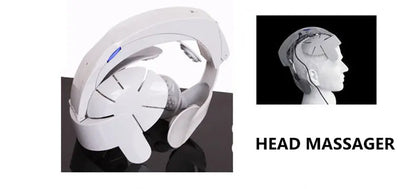 Head Massage Instrument Humanized Home Health Care Relaxation Electric Head Massage Relax Easy Acupuncture Points Brain Massager