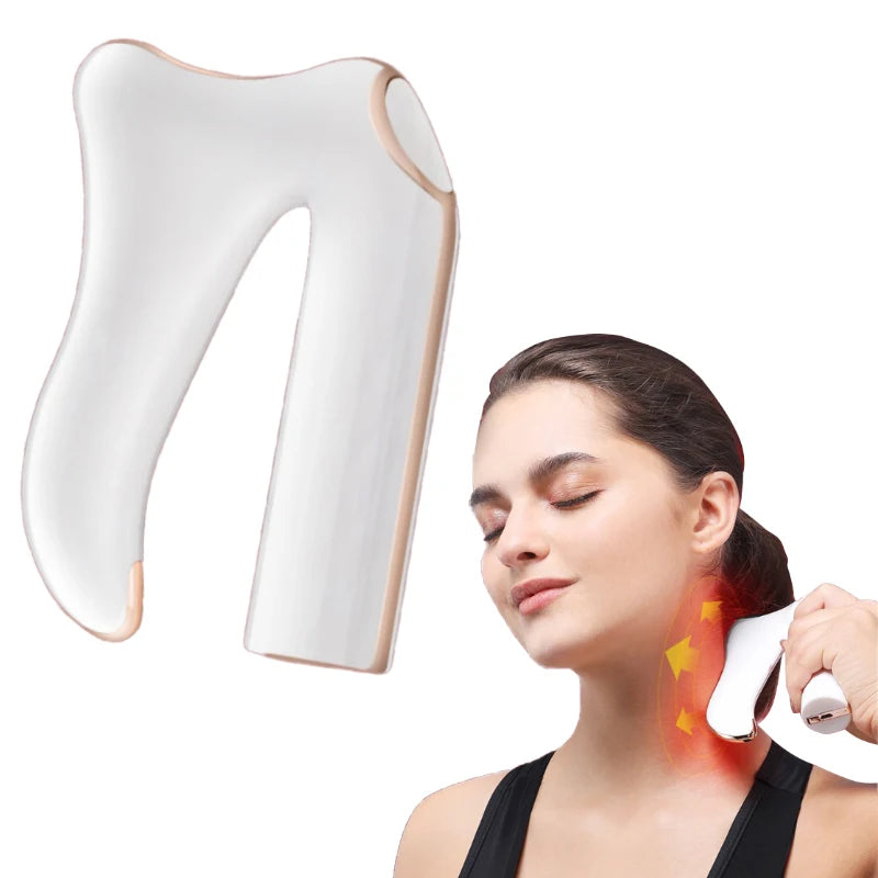Electric Fascial Knife Deep Muscle Relaxation Muscle Scraper Fascial Massager Tightening Facial and Neck Massage Device