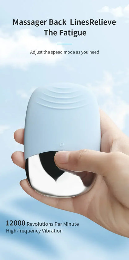 Electric Facial Cleansing Brush silicone IPX7 face massager facial cleanser sonic vibration cleaner deep hole face brush machine