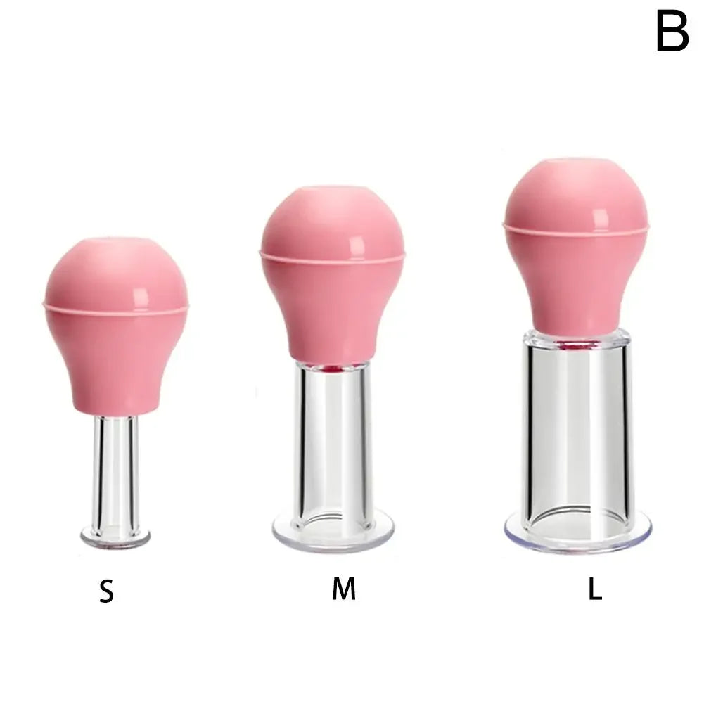 Silicone Facial Massage Cups Rubber Vacuum Cupping Cellulite Jar Cups Pvc Face Skin Massager Anti Body Lifting Skin Scrapin U2S7