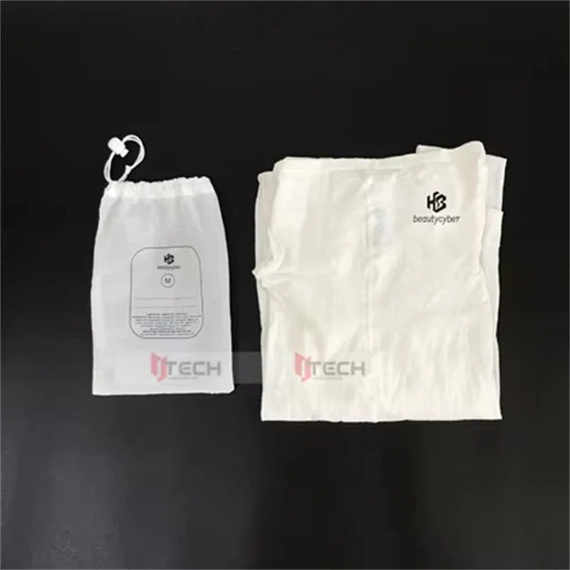 10pcs white bodysuit body suit massage suits disposable vacuum massages costumes for vacuum body massage machine