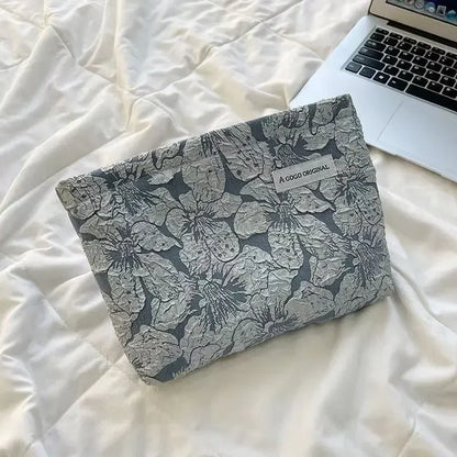 Women Makeup Kits Handbags Phone Pencil Case Organizer Pouch Bag Korean Fashion Flower Travel Cosmetic Storage Bag Kawaii