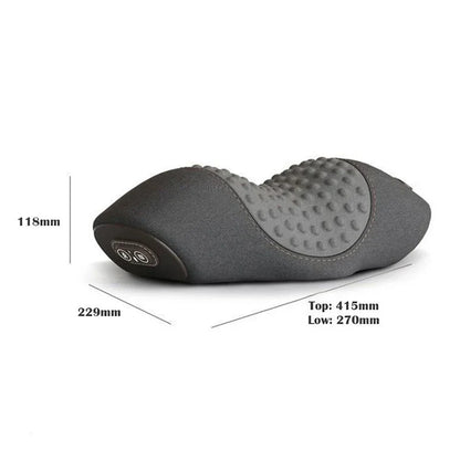 Electric Massager Cervical Pillow Hot Compress Vibration Massage Neck Traction Relax Sleeping Memory Foam Pillow Spine Support