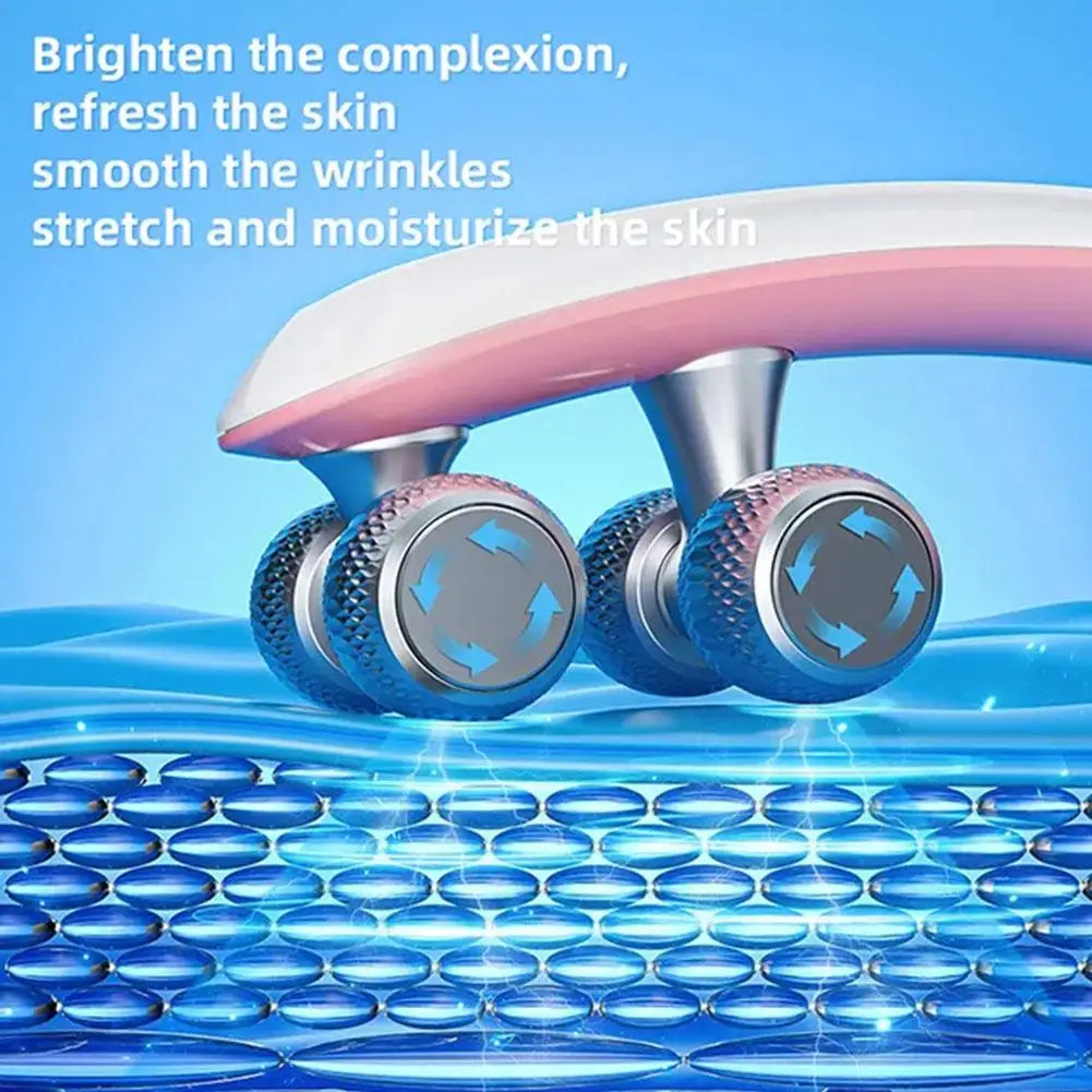 Beauty Face Massager Roller Y Shape Facial Lifting Device V Face Double Chin Remover Face Care Shape Belt Skin Care Massage Tool