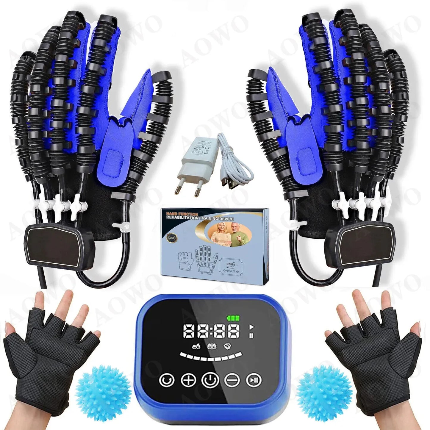 Rehabilitation Robot Gloves Rehabilitation Training Glove Finger Care Hand Function Training Gloves for Stroke Hemiplegia