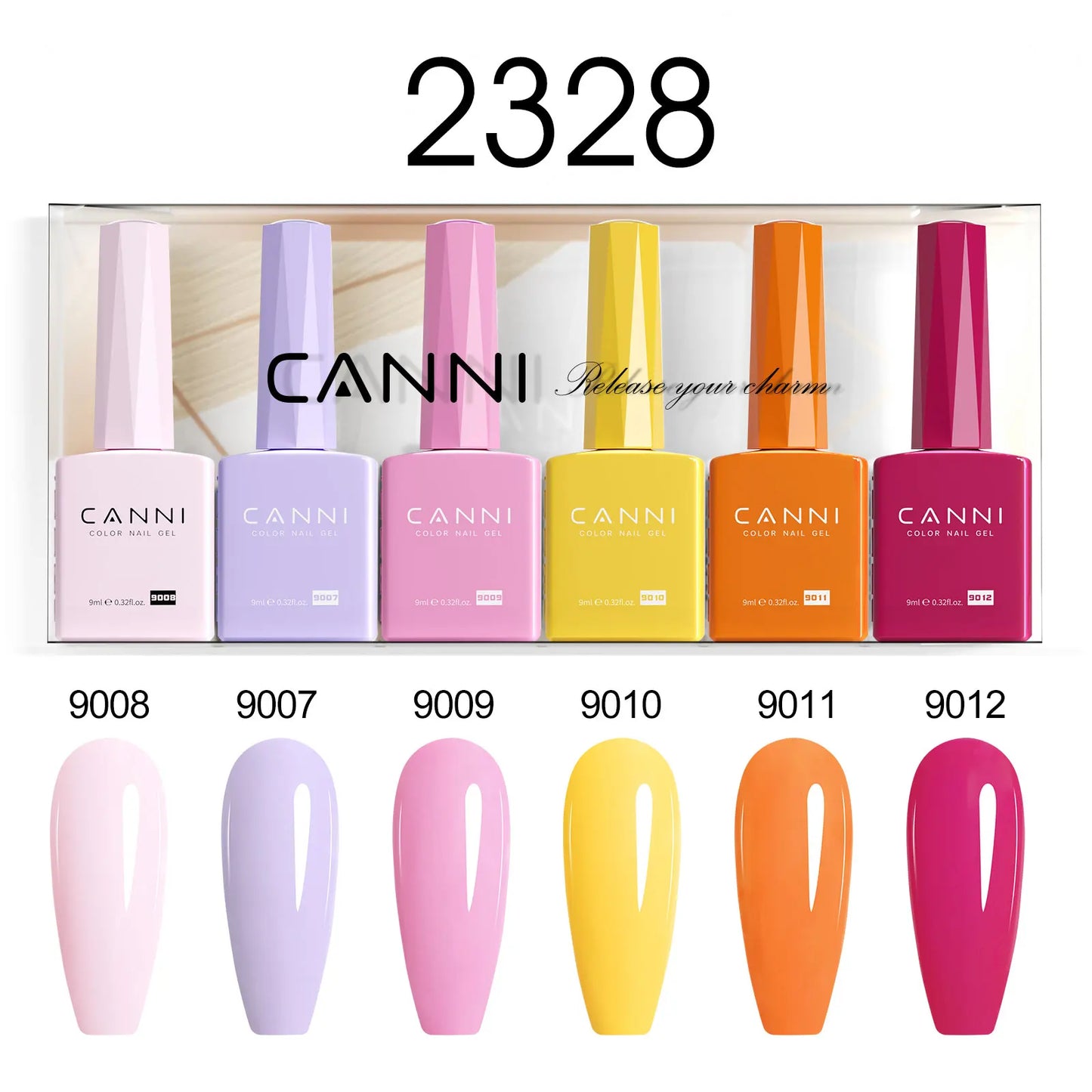 CANNI Nail Gel Polish Set HEMA TPO FREE Jelly Nude Color Rubber Base UV Construction Gel Semi Permanent Soak off UV LED Gel Nail