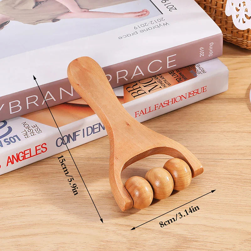 Wooden Massage Roller Portable Massage Tools For Face Neck Muscle Relax Head Foot Massager Stick Body Relaxation Beauty Health