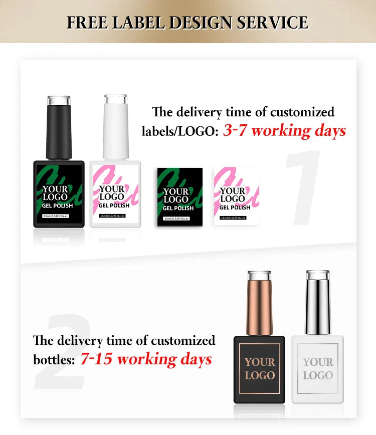 Super White Gel Polish Not Yellowing Super Black Nail Polish 15ml Bottles Private Label Colour Led uv Gel Nail Polish
