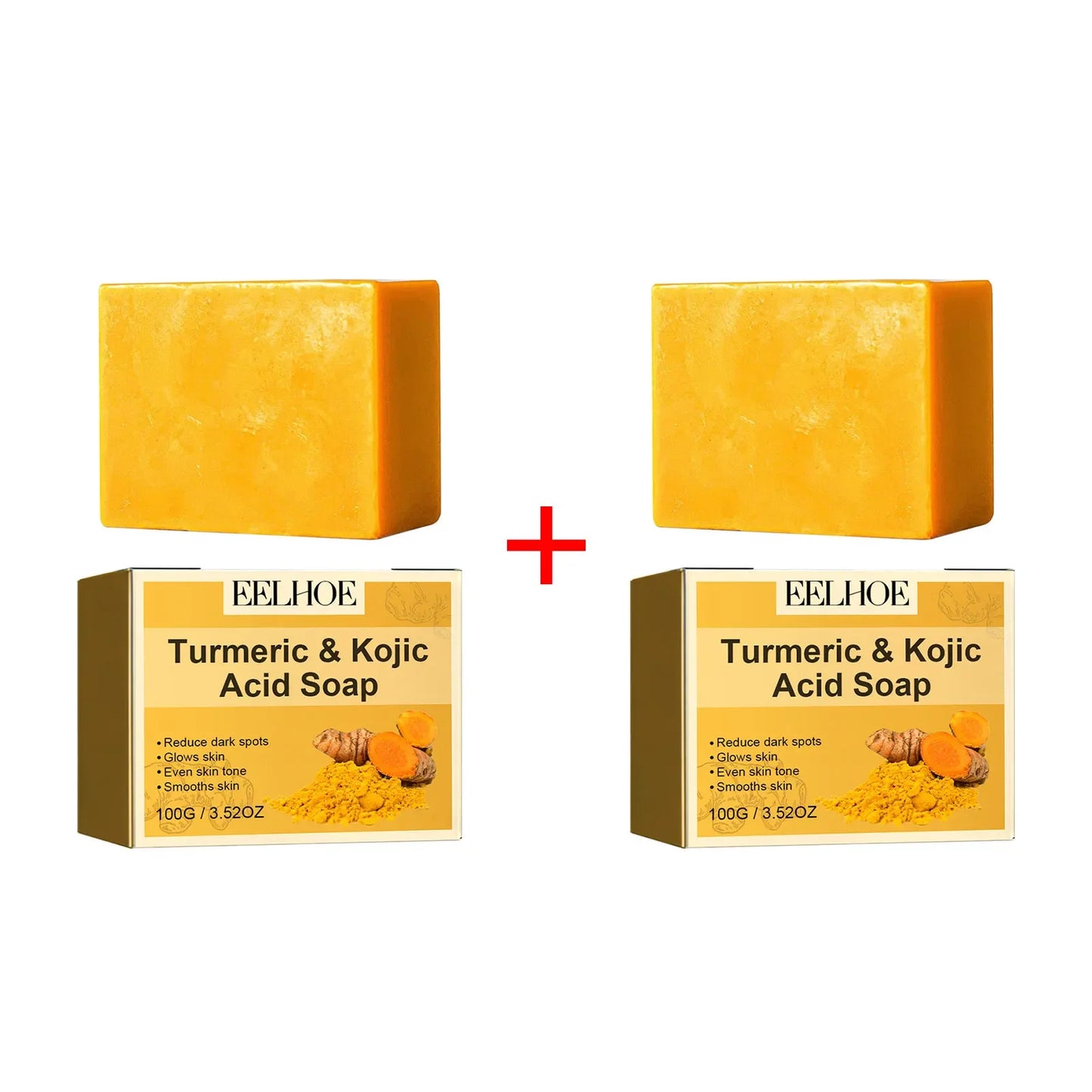 Kojic Acid Dark Spot Remove Soap for Cleaning the Face Whitening Oil Control Even Tone Skin Products Natural Turmeric Soap Bar