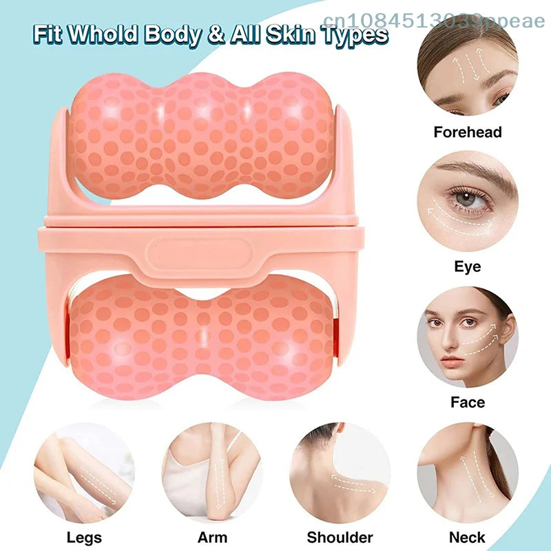 2 In 1 Ice Roller For Face Eye Pain Relief Facial Cold Massage Roller Skin Care Pain Relief Makeup Care Tool