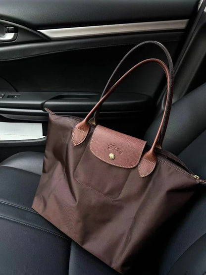 Fashion Long Handled Large Tote Bag Waterproof Women Bags Underarm Dumpling Bag Single Shoulder LONGCHAMP Crossbody Bags