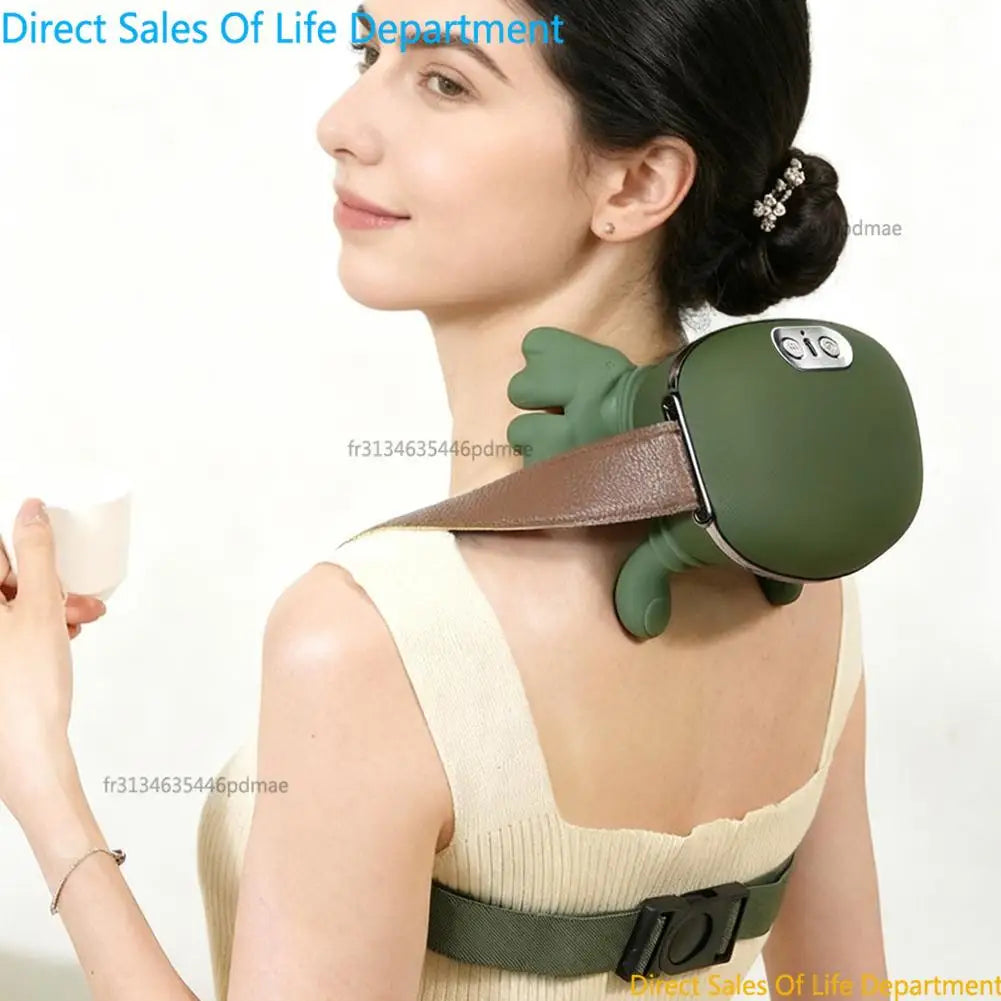 Simulated neck massager finger pressure neck back and shoulder massager electric neck deep massage muscle relaxation