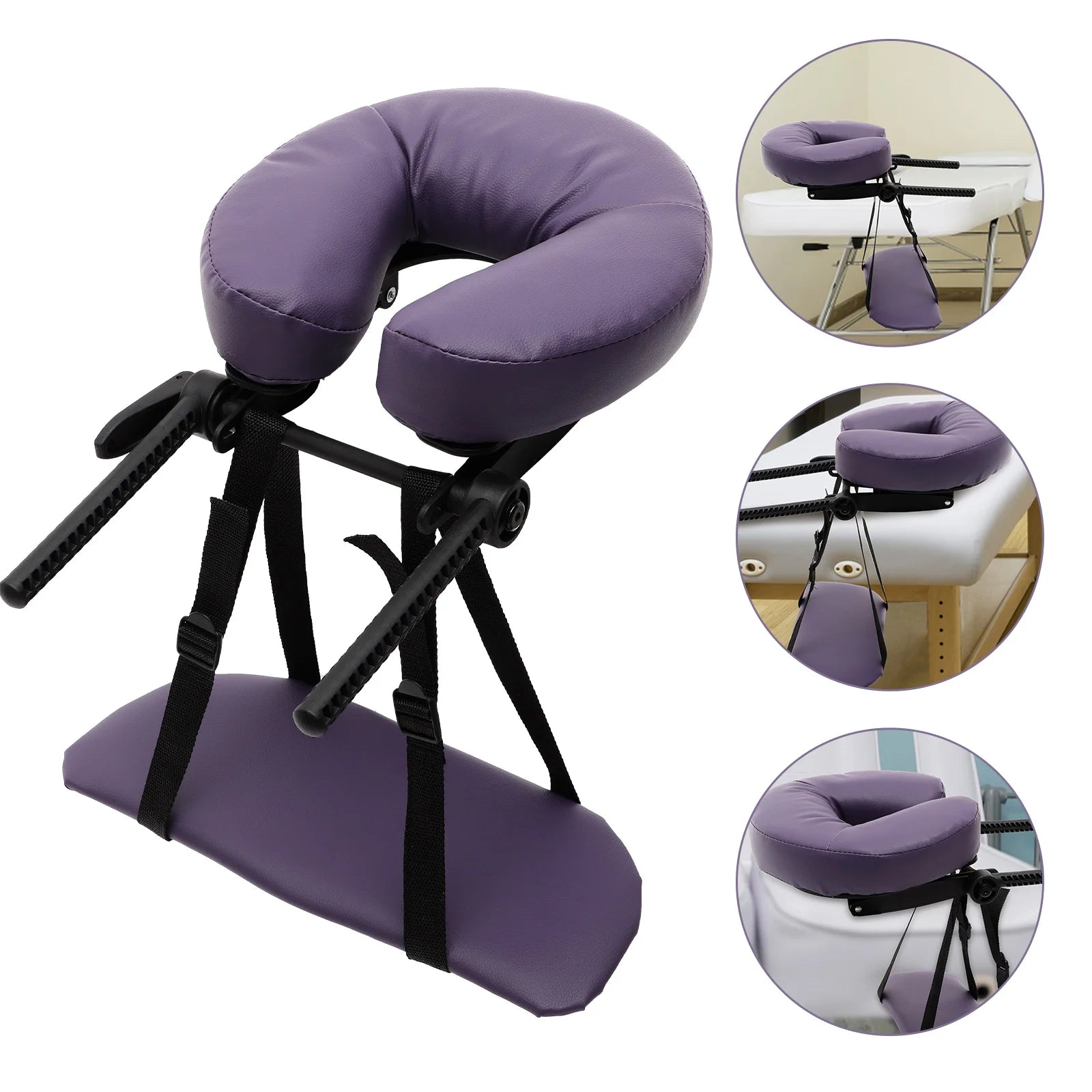 Massage Headrest For Bed Pu Pvc Pillow Rest Comfortable Design Massage Tools Accessories Spa Pillow Ergonomic Neck