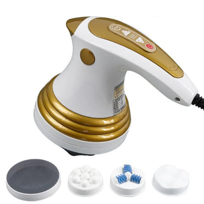 Massage Lose Weight Machine Roller Instrument Abdominal Exercise Handle-held Massage Machine Full Body Slimming Massage Tool