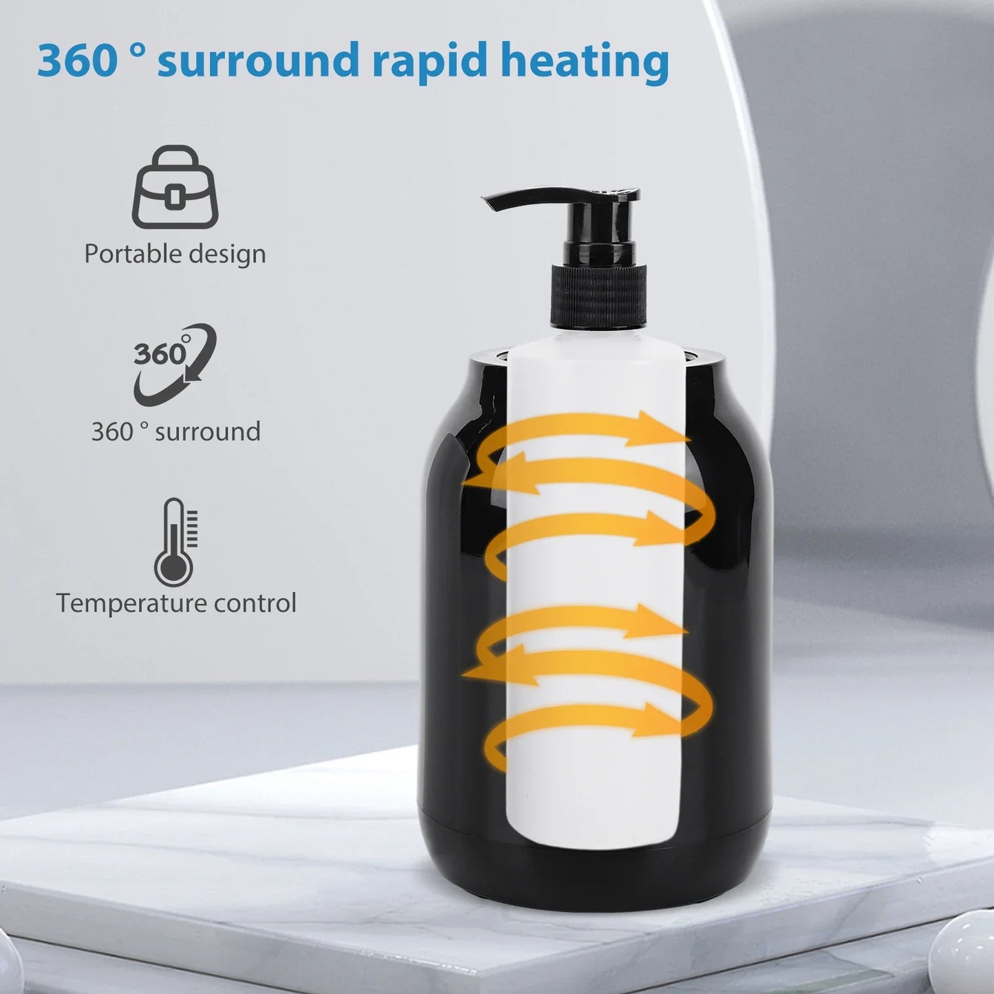Massage Oil Warmer Digital Lotion Cream Heater 2 Heat Modes Lotion Warmer Fast Heat Lotion Warmer LED Display with Timer