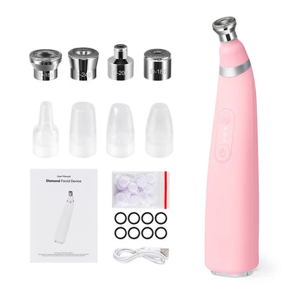 Professional Diamond Microdermabrasion Machine Home Use Facial Peeling Beauty Machine Exfoliation Face Deep Cleaning Skin Care