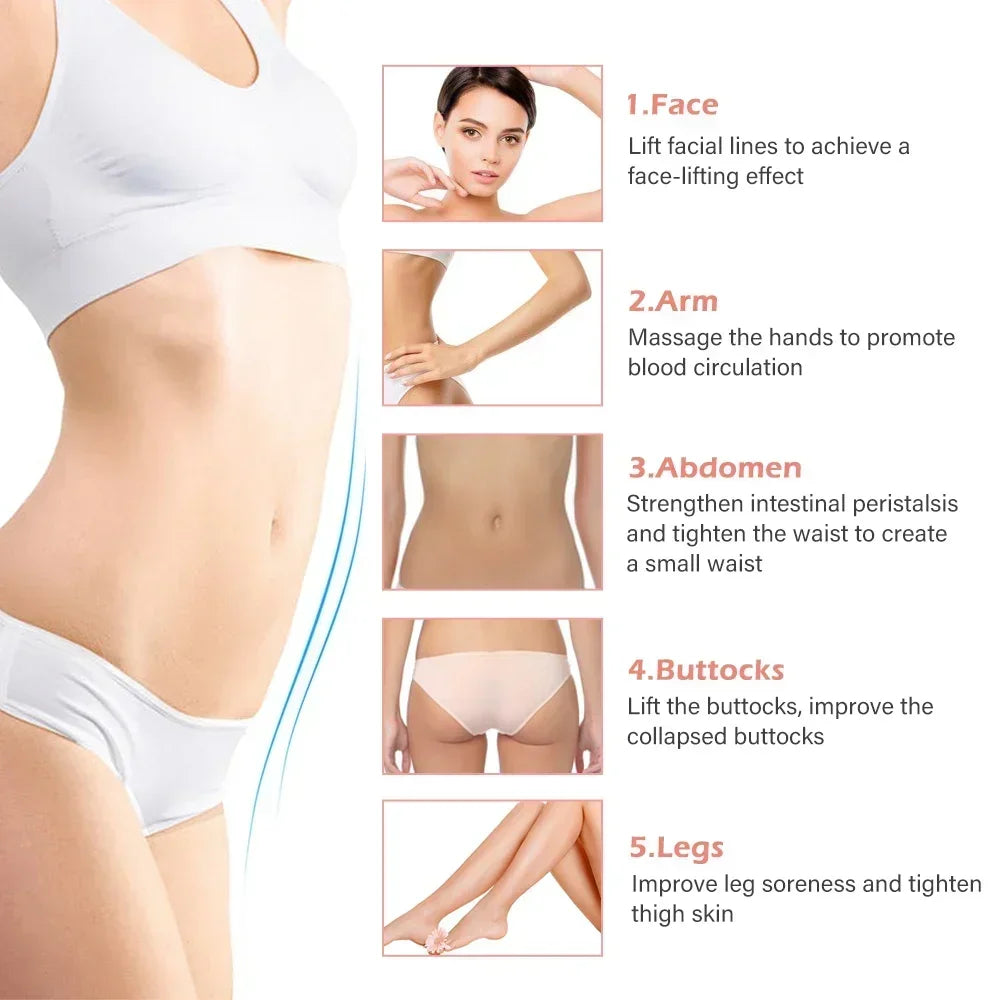 LED Fat Burner Anti Lipo Lose Weight Abdominal Exercise Full Body  Ultrasonic Slimming Massager Skin Lift Tighten Anti-cellulite