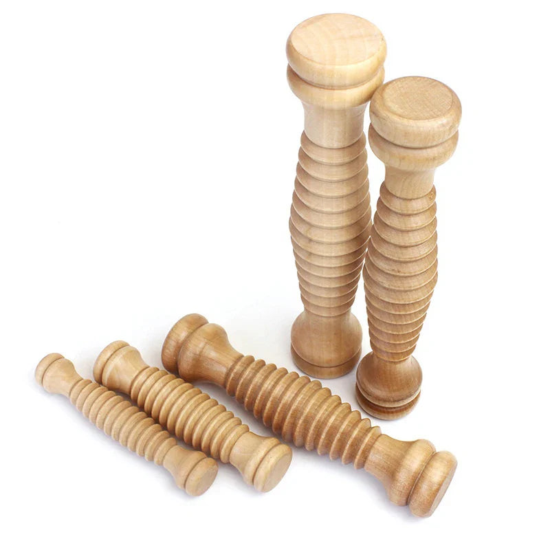 Massage Manual Wood Therapy Massage Tool Wooden Mushroom Shape Anti Cellulite Maderoterapia Lymphatic Drainage For Full Body Use