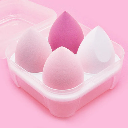 4Pc Beauty Egg Makeup Blender Cosmetic Puff Makeup Sponge Cushion Foundation Powder Sponge Beauty Tool Women Make Up Accessories