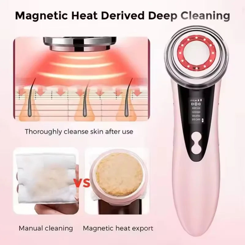 Multifunctional Facial Skin Care Beauty Massager Electric Facial Massage Clean Face Skin Rejuvenation Lifting Tighten Massager