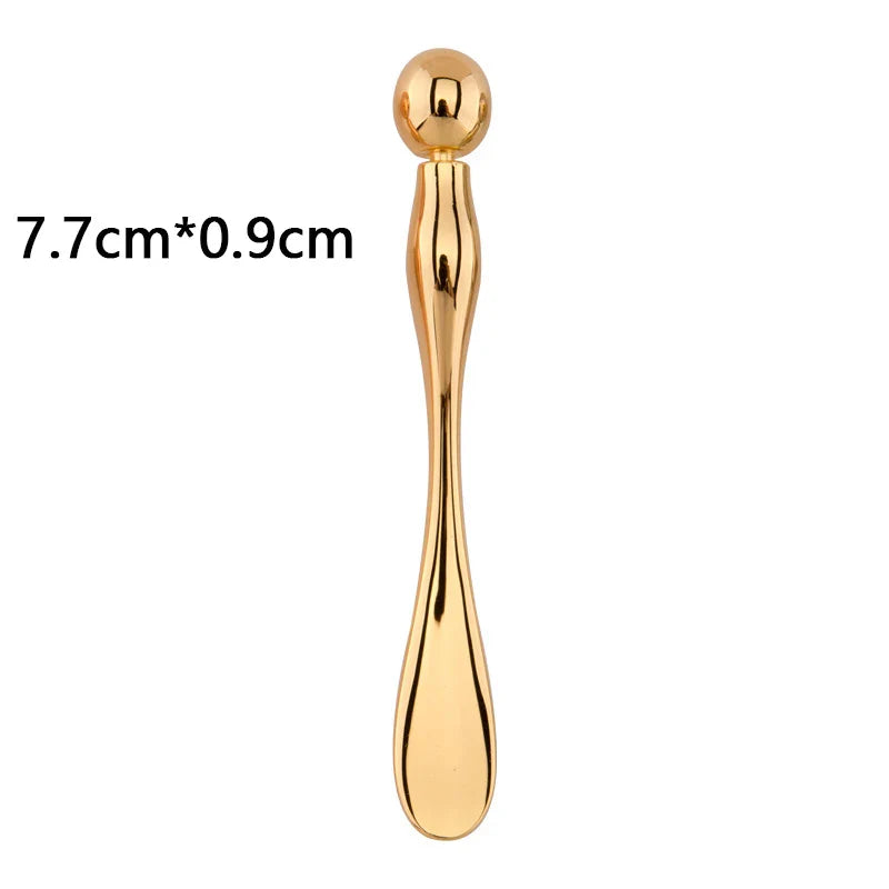 Metal Face Massage Stick Anti Wrinkle Eye Cream Applicator Mask Mixing Spatulas Scoop Eyes Massage Beauty Stick for Facial Care