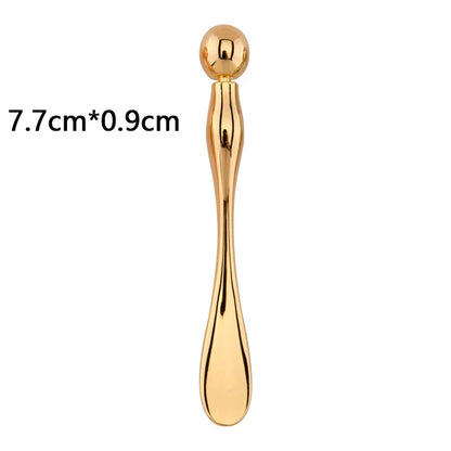 Metal Face Massage Stick Anti Wrinkle Eye Cream Applicator Mask Mixing Spatulas Scoop Eyes Massage Beauty Stick for Facial Care