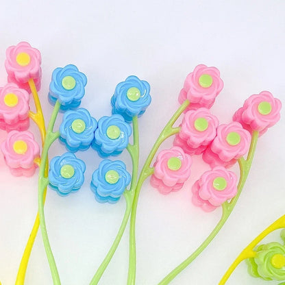 New Facial Massager Roller Portable Flower Shape Anti Wrinkle Face-Lift Slimming Face Relaxation Beauty Tools Finger Massage