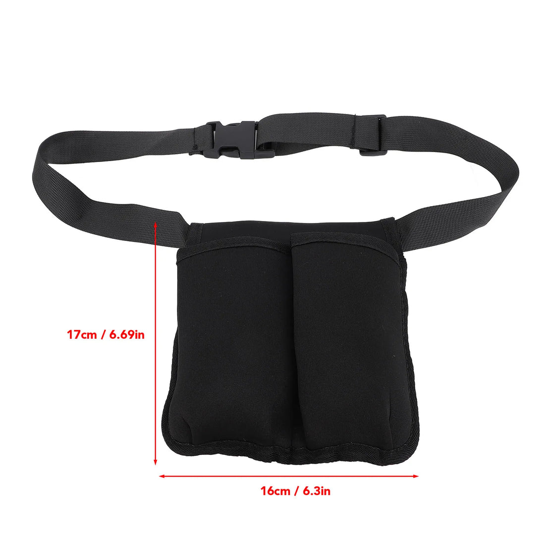 Massage Waist Pouch Two Bottles Massage Bottle Bag Adjustable Belt Supplies Professional Lotion Holster for Therapist