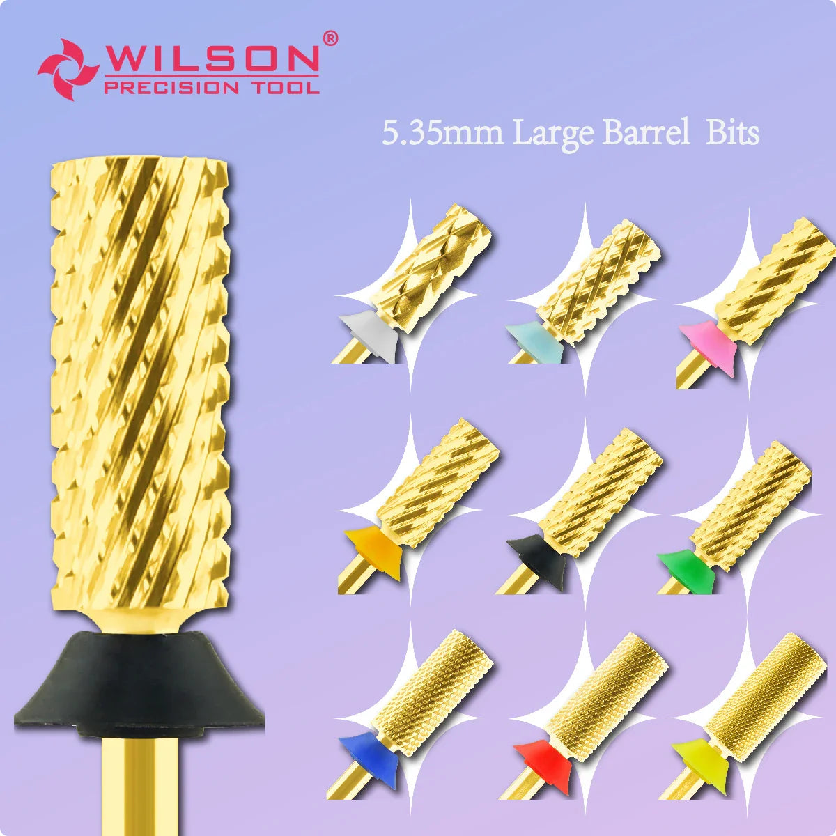 WILSON Small Barrel Bits-Nail drill bits Remove gel Manicure tool Nail accessories Hot sale