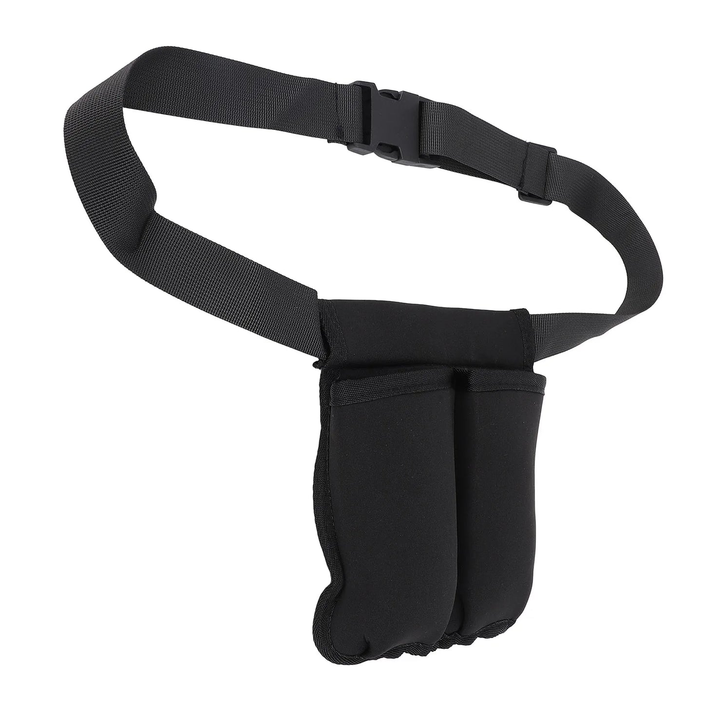 Massage Waist Pouch Two Bottles Massage Bottle Bag Adjustable Belt Supplies Professional Lotion Holster for Therapist