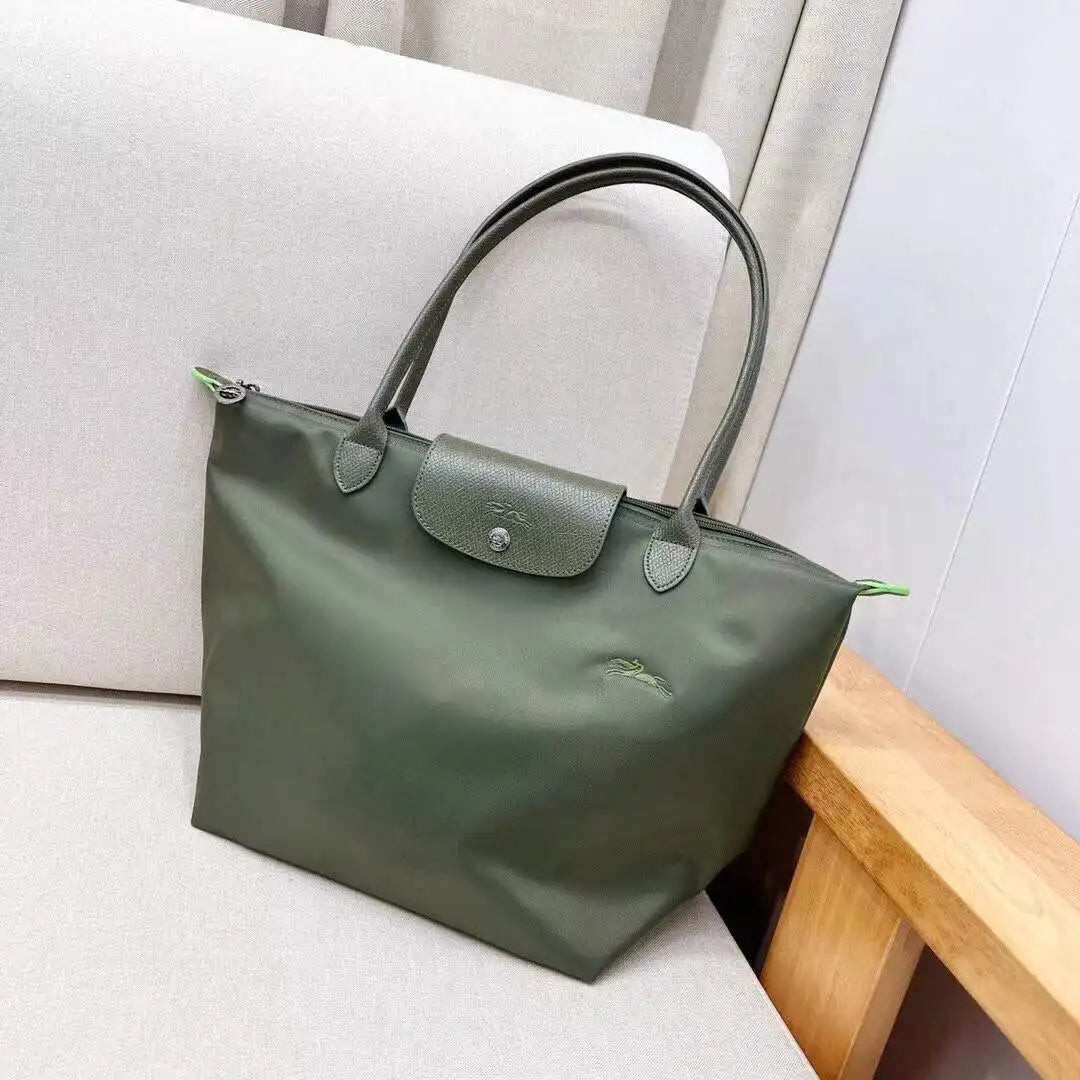 New Fashion Long Handled Large Tote Bag Waterproof Women Bags Underarm Dumpling Bag Single Shoulder LONGCHAMP Crossbody Bags