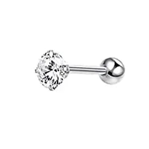 Drperfect Stainless Steel Stud Earrings for Women Men Star Moon Snake Cartilage Screw Back Earring Helix Piercing Jewelry