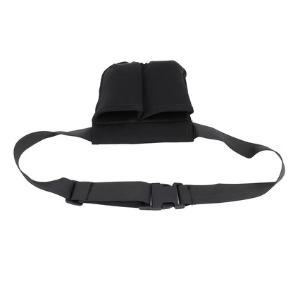 Massage Waist Pouch Two Bottles Massage Bottle Bag Adjustable Belt Supplies Professional Lotion Holster for Therapist