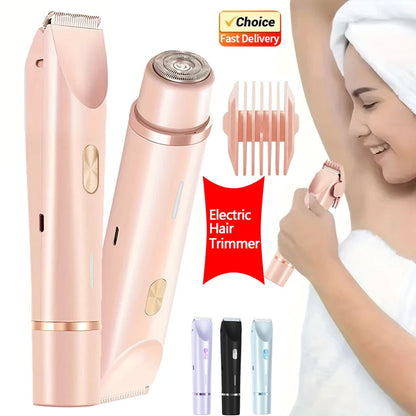 2025 New Women Electric Razor Painless Epilator Hair Remover for Face Mustache Leg Bikini Body Hair Trimmer Shaver