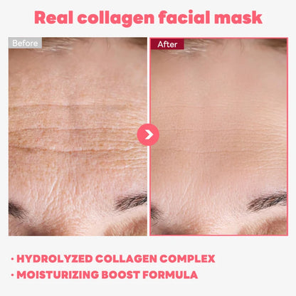 Collagen Peel Off Mask Wrapping Mask Moisturizing Frim Brightening Korean Make Glowy Skin Elasticity Anti Wrinkle Facial Mask