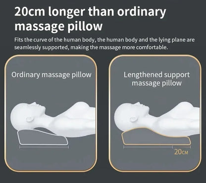 Multifunction Massage Pillow Neck Shoulder Back Electric Healthy Home Car Shiatsu Massager