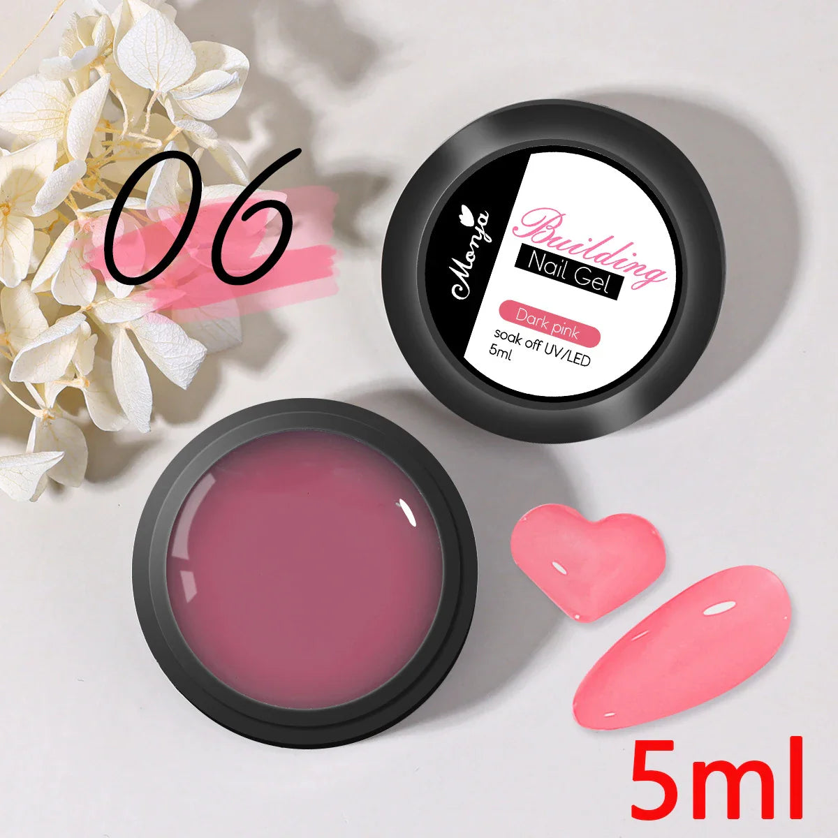 5ML Solid Gel For False Nails Bubble-free Transparent Solid Strong Glue Stick Nails Tips/Gems Long-lasting Solid Nail Patch Gel
